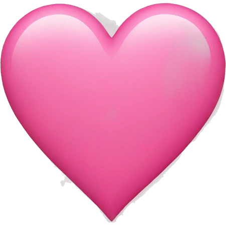 Pink heart emoji