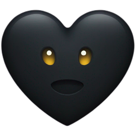 dark mode heart emoji