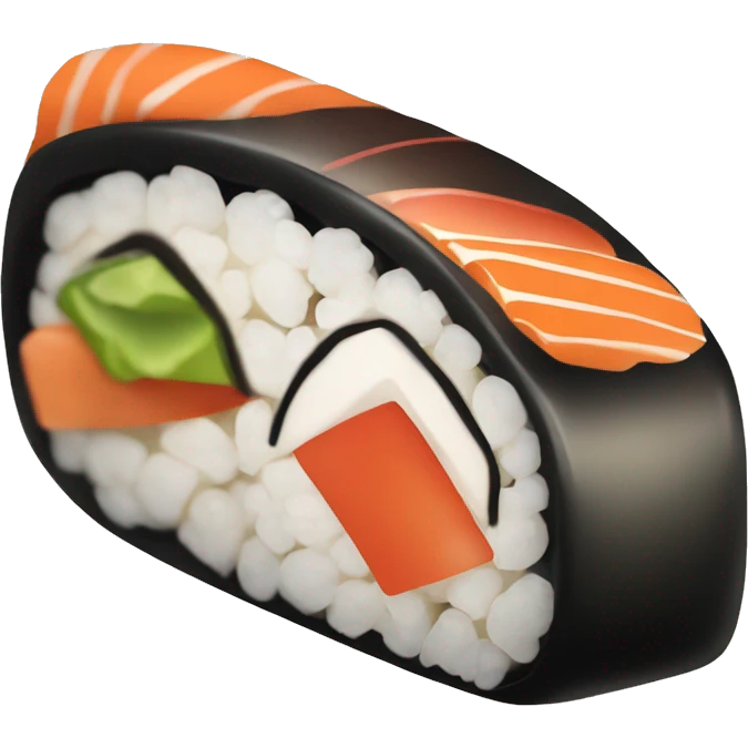 Sushi mezzo mangiato emoji