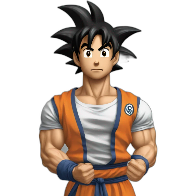 does goku clean nuts? emoji