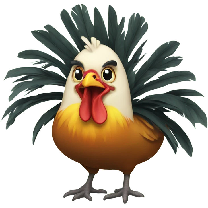 Jungle fowl  emoji