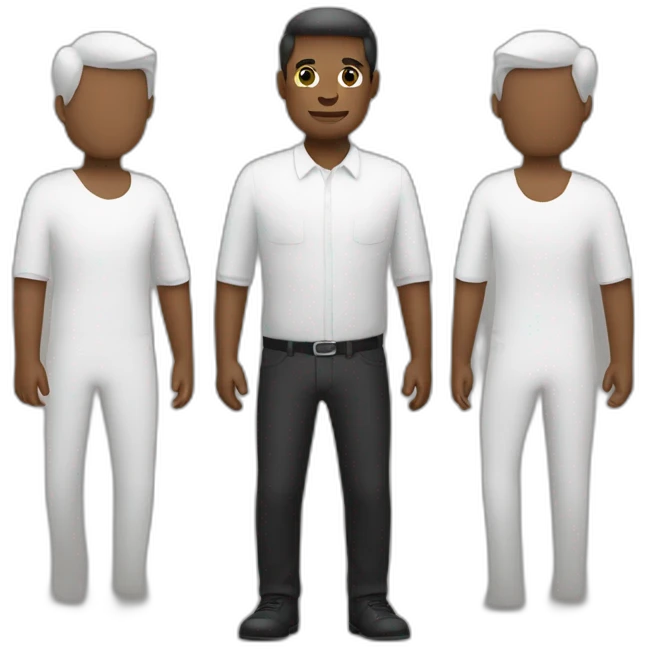 Un homme noir qui serre la main d'un homme blanc emoji