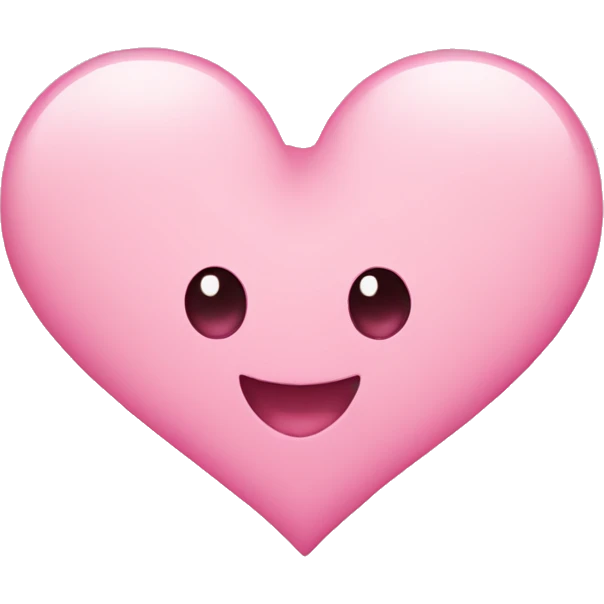 Emoji heart little pink emoji