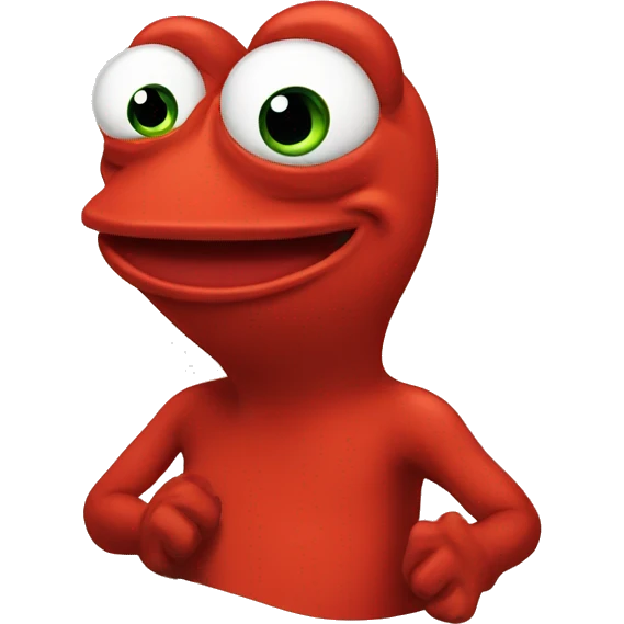 red pepe good morning emoji