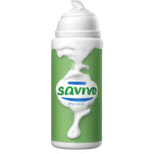 bottle of shaving cream emoji