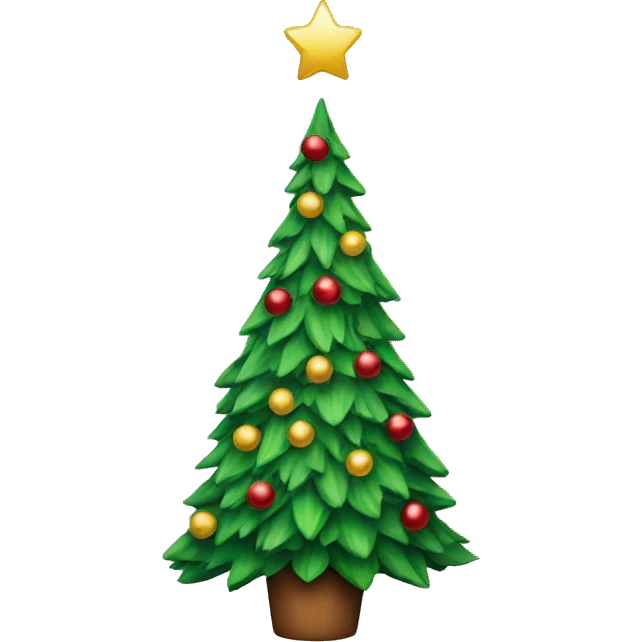 Christmas tree emoji