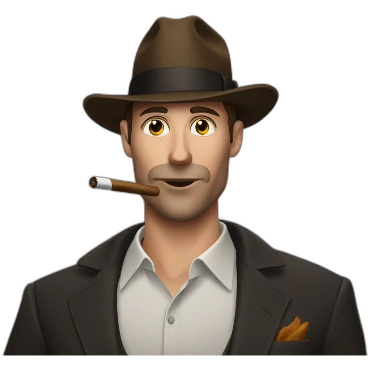Andrew tate smoking cigar emoji