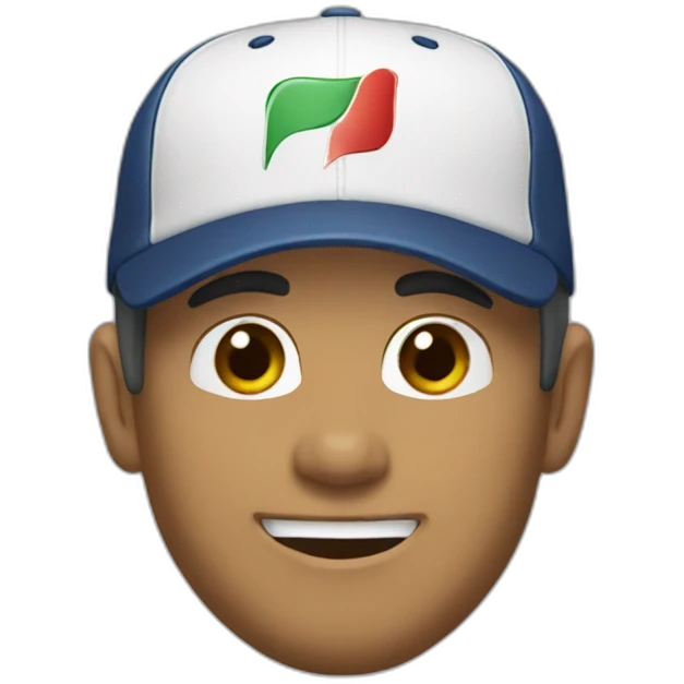 Juninho with a cap emoji