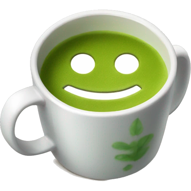 Matcha in a mug emoji
