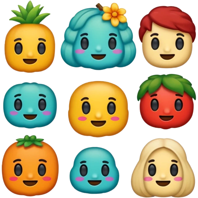 Retro Stickers  AMIGOS emoji