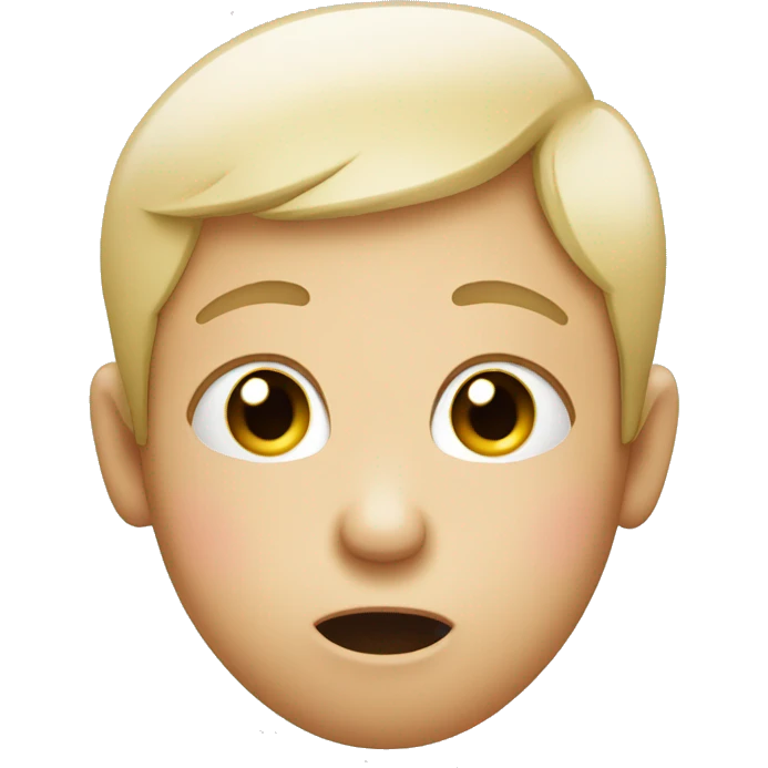 Face blushing with hand over mouth  emoji