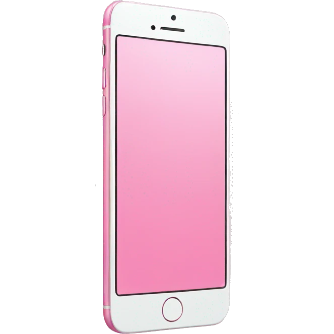 Pink iphone emoji
