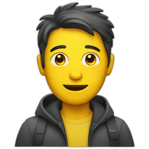yellow man emoji
