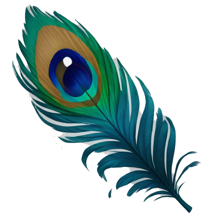 Peacock feather  emoji