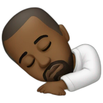 Kanye west sleep emoji