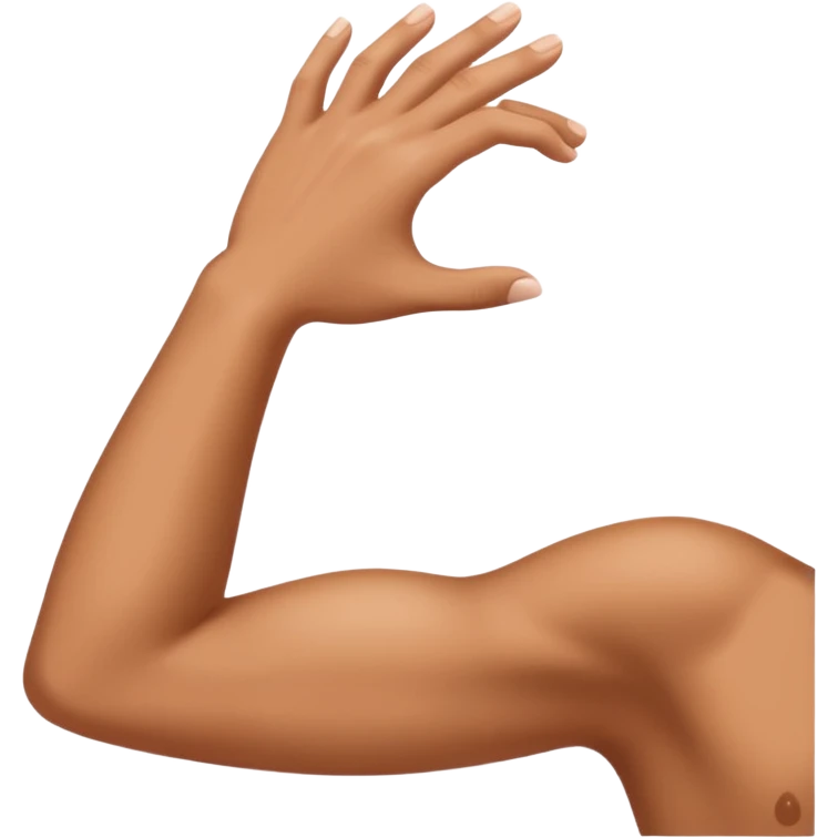 بازوی دو رنگ مثل این💪 emoji