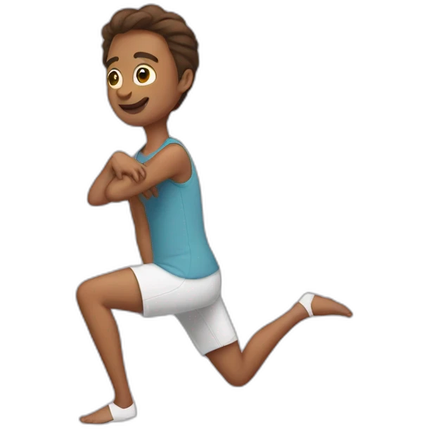 let's stretch our legs emoji
