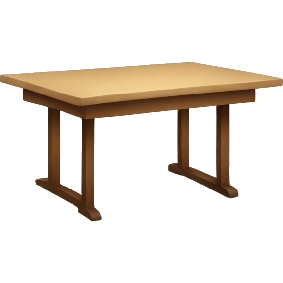empty table to write on i emoji