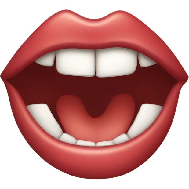 emoji lip bitting  emoji