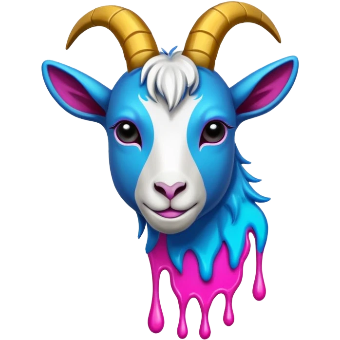 make the word "GOAT" into a hiphop graffiti logo emoji