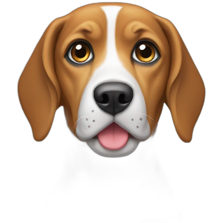 beagle without white line emoji