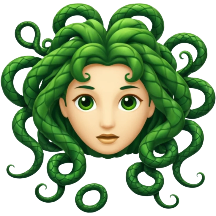 medusa hair emoji