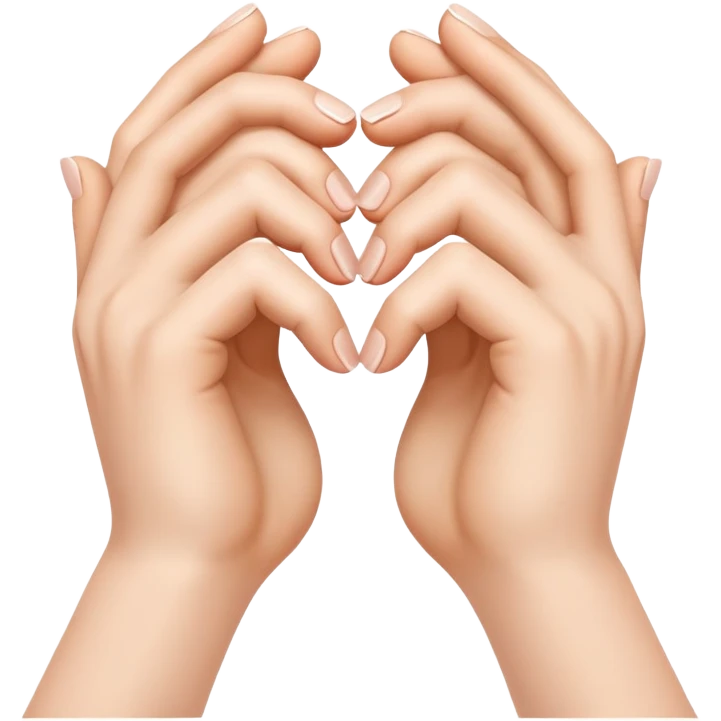 hands forming a heart shape emoji