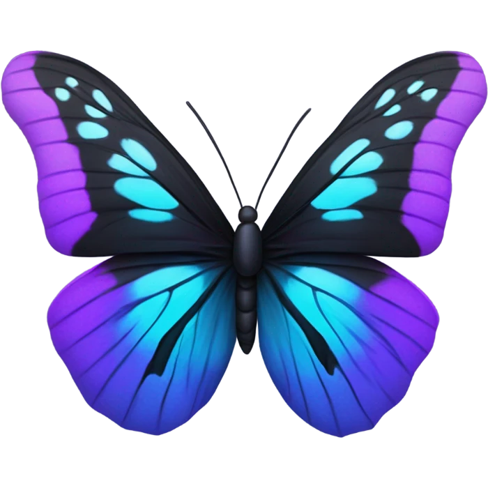 Borboleta roxa emoji