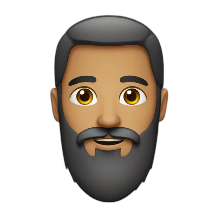 arabe avec une grosse barbe emoji