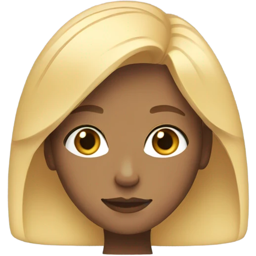 Blonde girl emoji