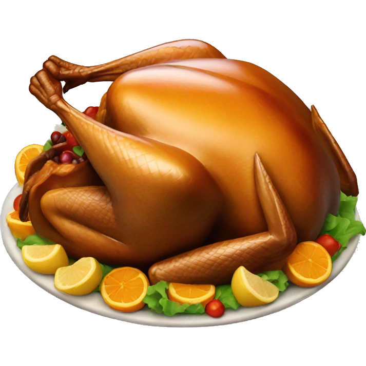 cooked turkey emoji