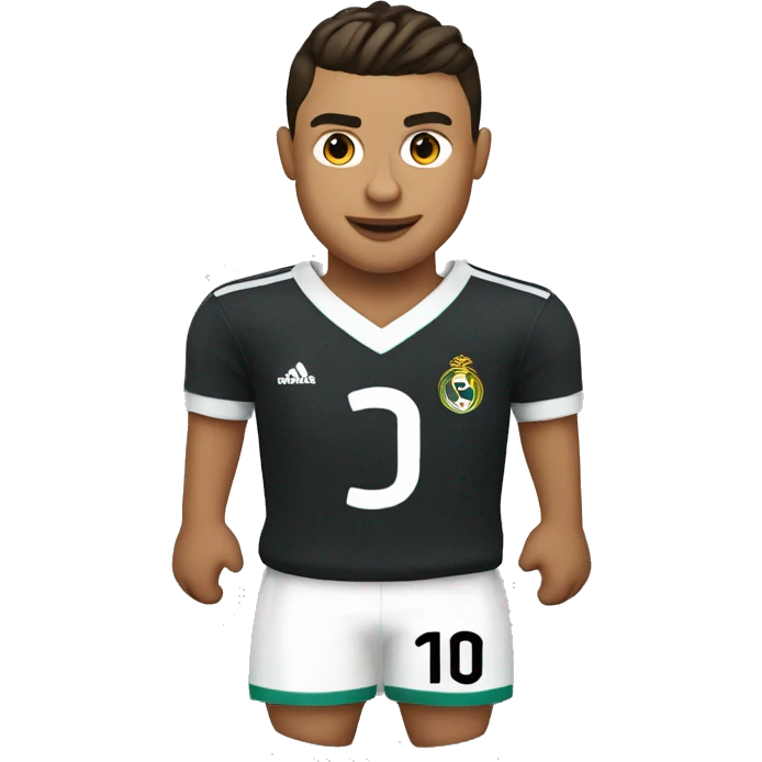Ronaldo with realmdrid jersey emoji