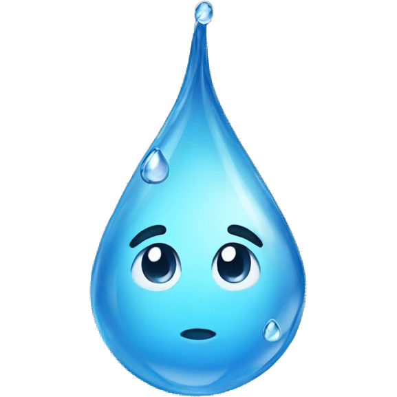 water tear drops emoji