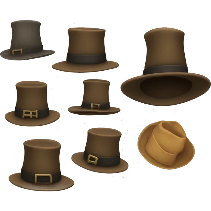 pilgrim hat emoji