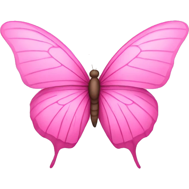 Pink butterfly  emoji