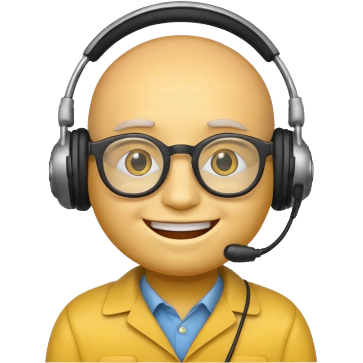 a yellow smiley face that looks like a programmer emoji