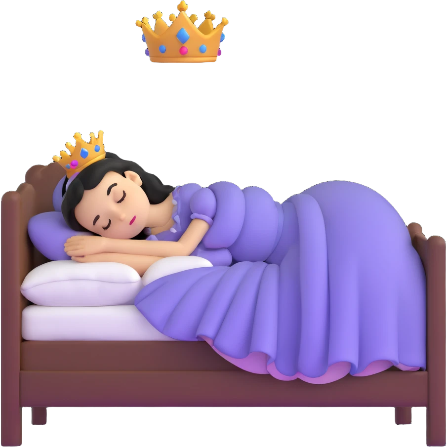 sleeping princess emoji