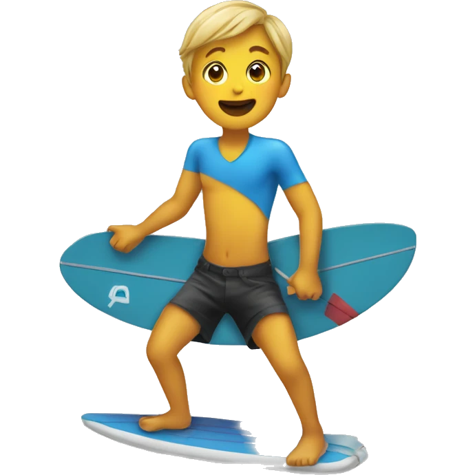 kid surfing the internet emoji