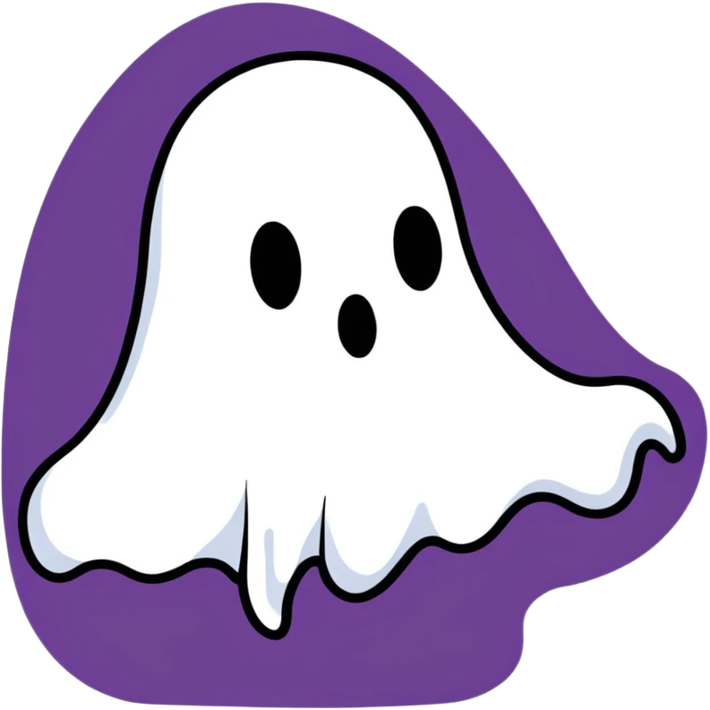 spooky ghost emoji