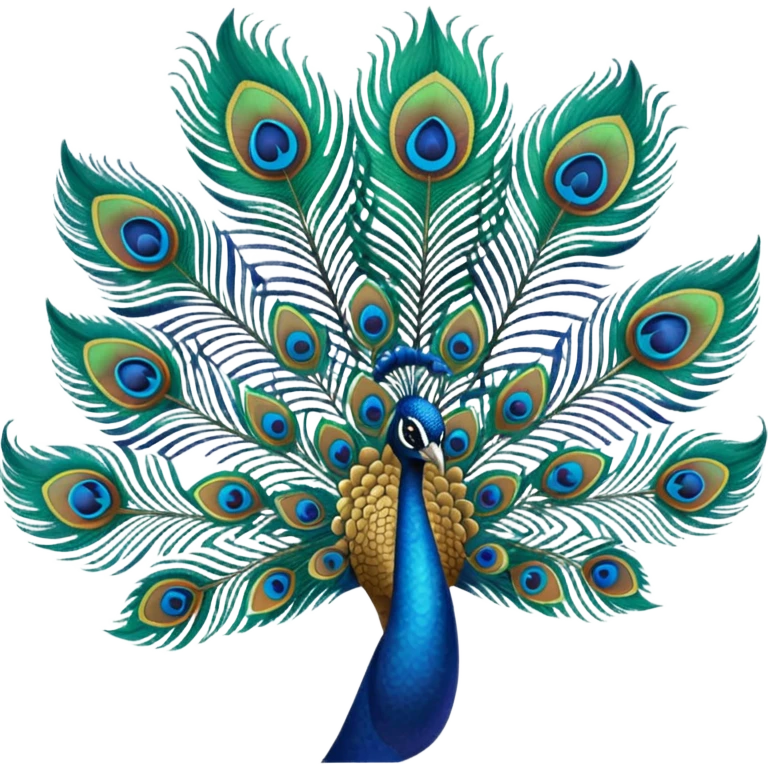 peacock feathers emoji