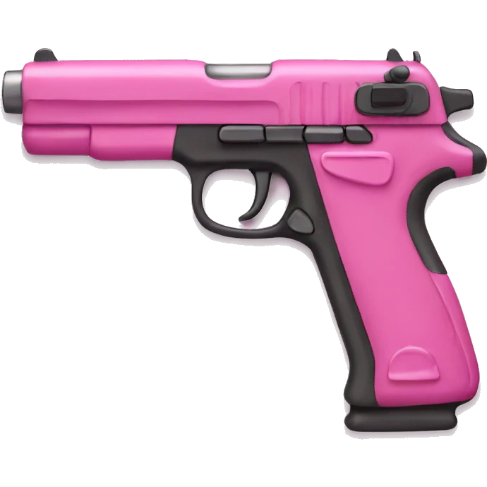 Pink gun emoji