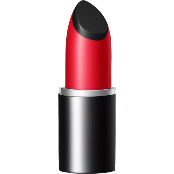 A lipstick tube with black base  emoji