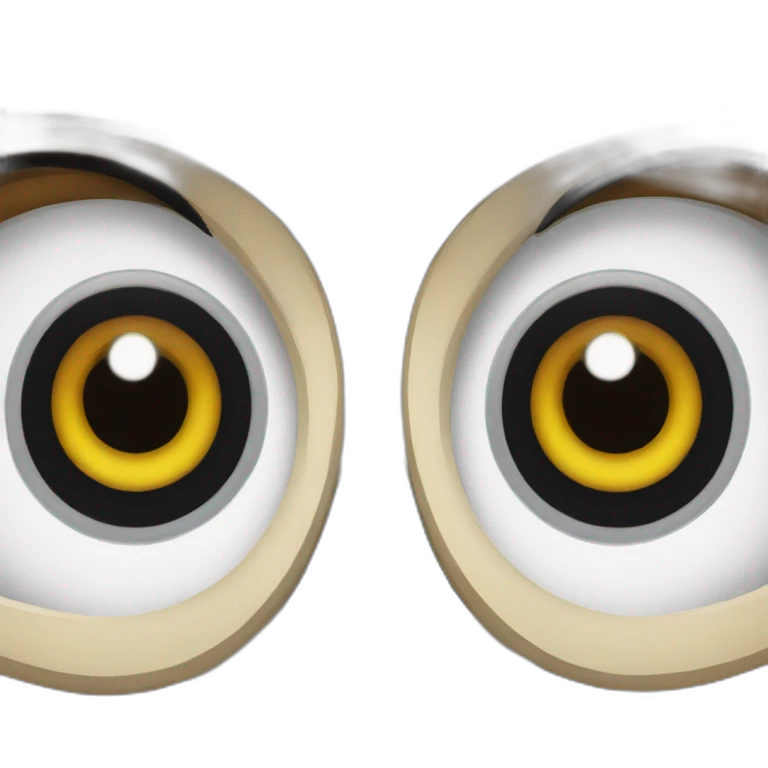 Owl eyes emoji