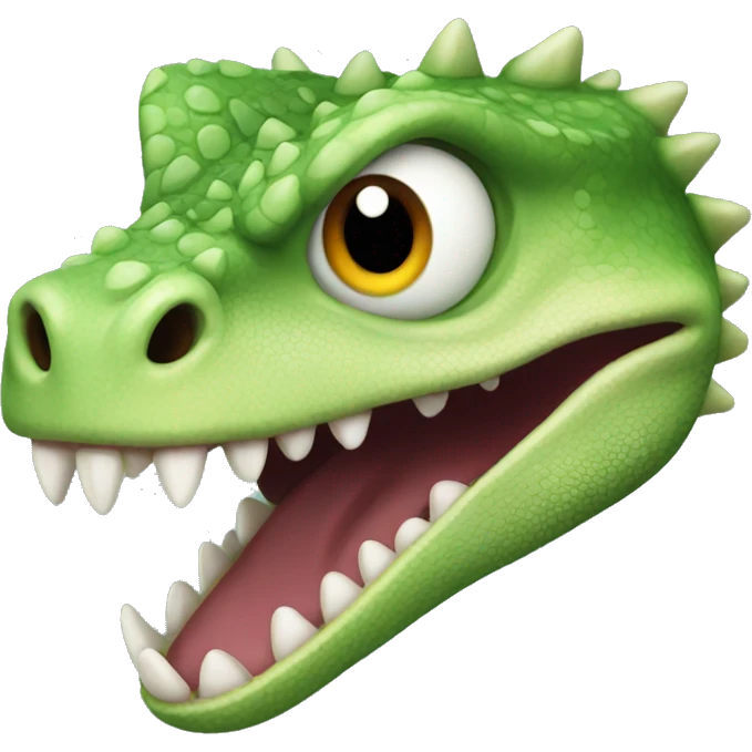 Lizard with a lot of teeth emoji