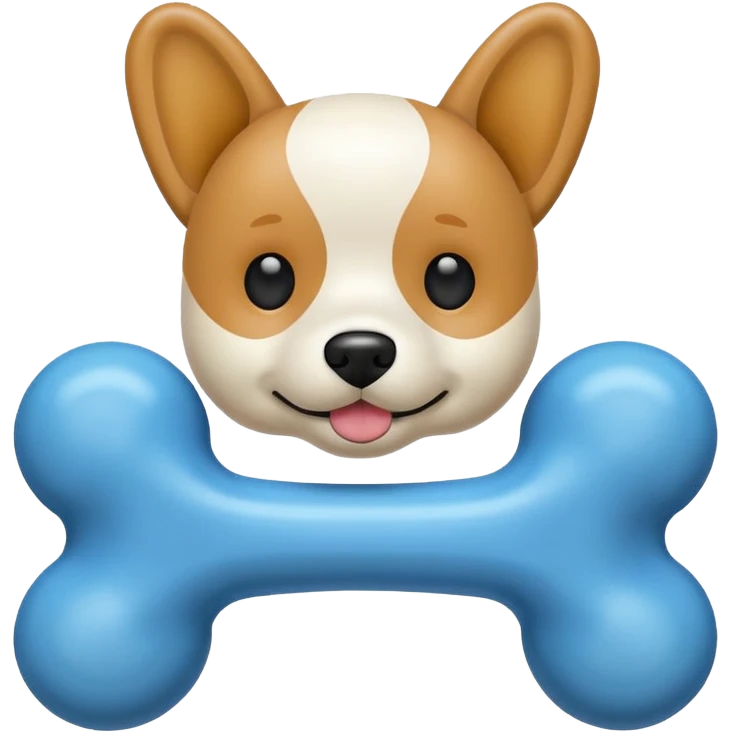 bone dog toy emoji