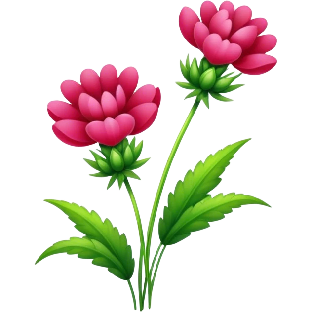 Crimson Clover grass  emoji