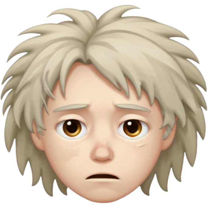 Dull and sleepy Slept for so long to numb feelings emoji