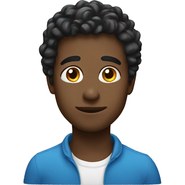 Blue  emoji