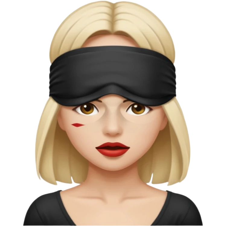 Bondage sexy lady blindfolded spank ass emoji