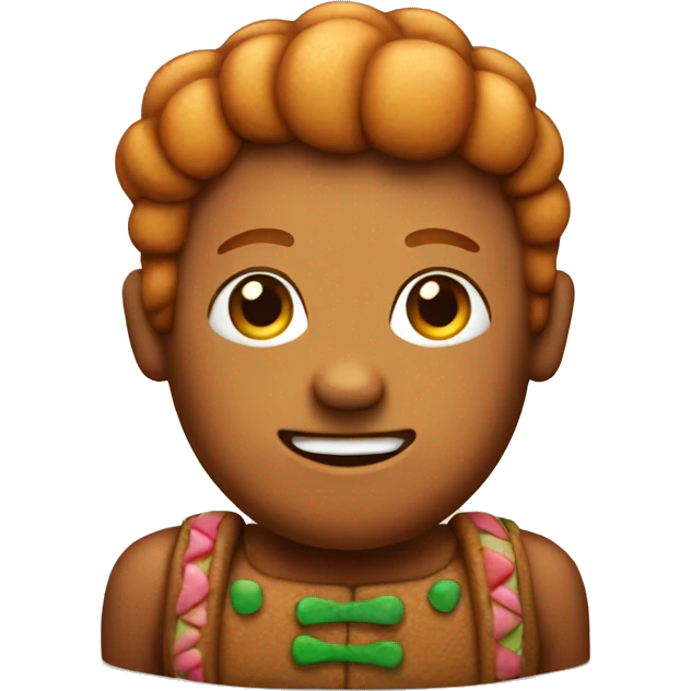 Ginger bread man emoji